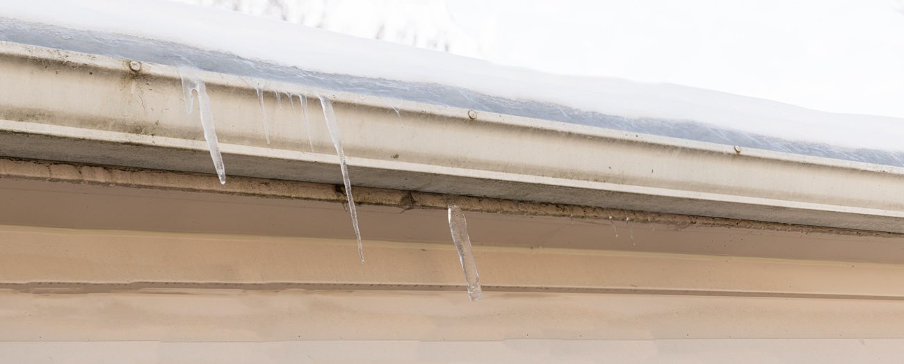 Roof Impacted by Frozen Weather