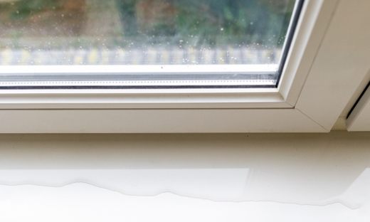 Water on Window Ledge