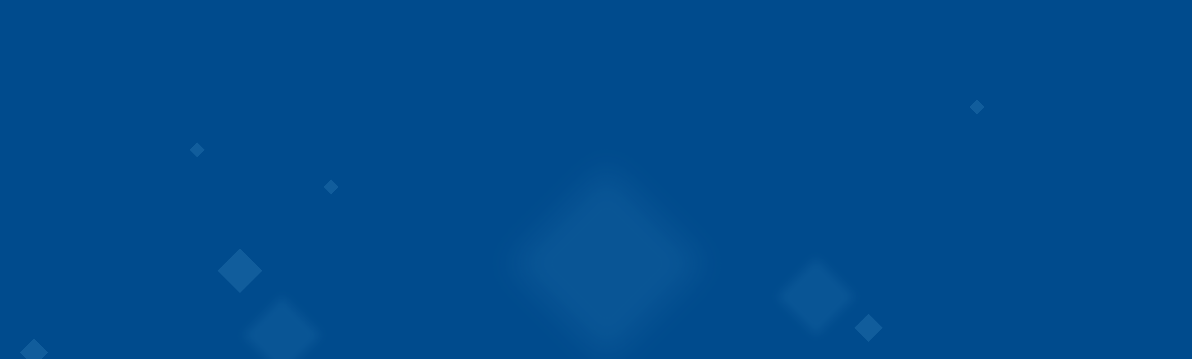 Dark blue background with diamond pattern